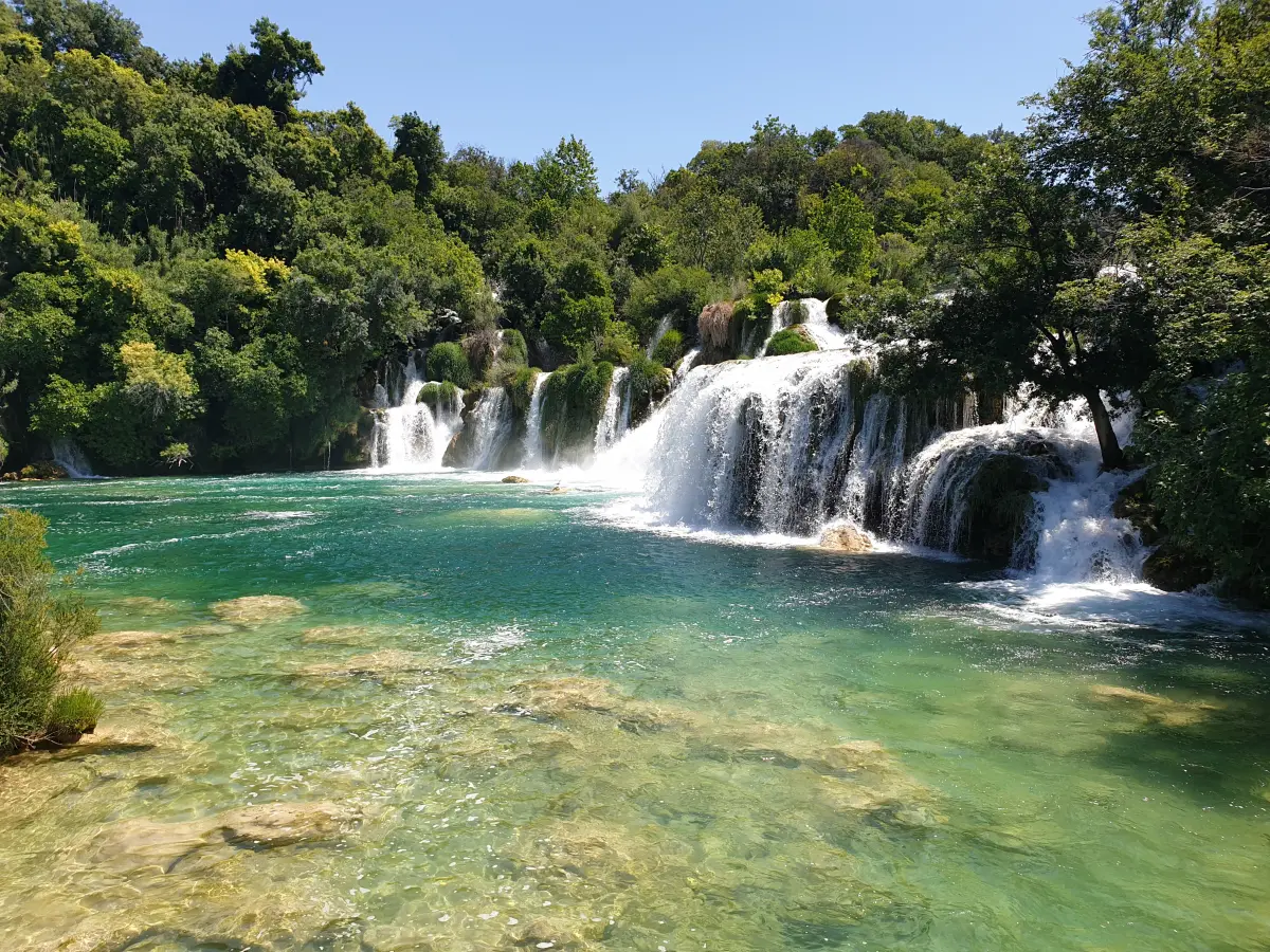 Skradinski buk wasserfaelle im Krka National Park